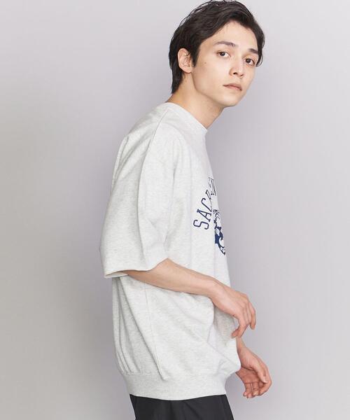 BEAUTY&YOUTH UNITED ARROWS(ビューティーアンドユースユナイテッドアローズ)の「【WEB限定】アニマルレタード ライト スウェット ハーフスリーブ(Tシャツ/カットソー・メンズ・ライトグレー/オフホワイト・S/M/L)」の4枚目の写真