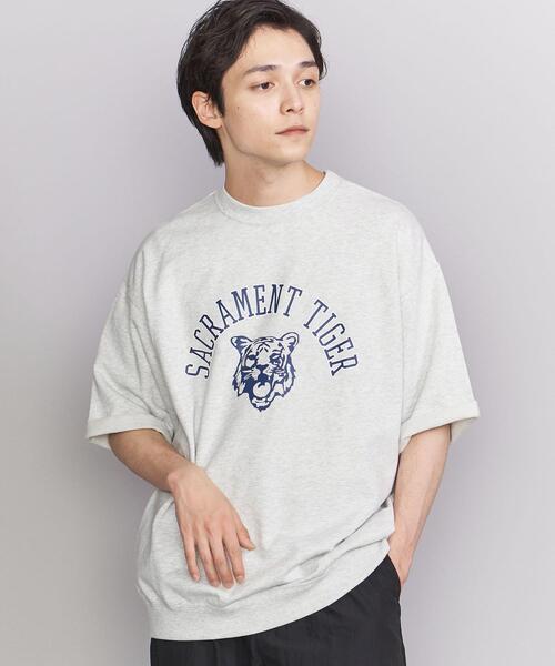 BEAUTY&YOUTH UNITED ARROWS(ビューティーアンドユースユナイテッドアローズ)の「【WEB限定】アニマルレタード ライト スウェット ハーフスリーブ(Tシャツ/カットソー・メンズ・ライトグレー/オフホワイト・S/M/L)」の5枚目の写真