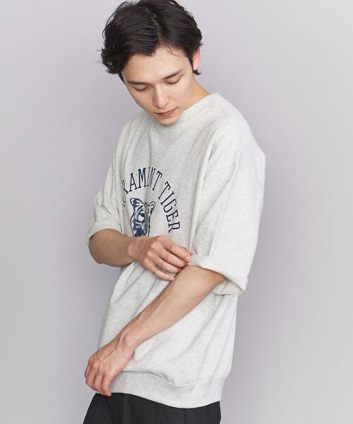 BEAUTY&YOUTH UNITED ARROWS(ビューティーアンドユースユナイテッドアローズ)の「【WEB限定】アニマルレタード ライト スウェット ハーフスリーブ(Tシャツ/カットソー・メンズ・ライトグレー/オフホワイト・S/M/L)」の6枚目の写真