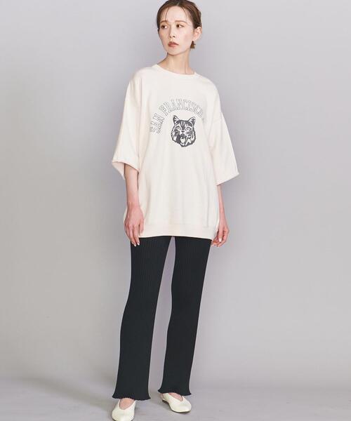 BEAUTY&YOUTH UNITED ARROWS(ビューティーアンドユースユナイテッドアローズ)の「【WEB限定】アニマルレタード ライト スウェット ハーフスリーブ(Tシャツ/カットソー・メンズ・ライトグレー/オフホワイト・S/M/L)」の12枚目の写真