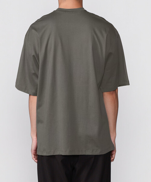 handvaerk（ハンドバーク）の「handvaerk | 60/2 クルーネックポケットTシャツ MEN（Tシャツ/カットソー・メンズ・ブラック/ライトブルー/ダークグリーン/グレー/ダークグレー/グレイッシュベージュ/ネイビー/ダークブラウン/ホワイト・LARGE/MEDIUM/SMALL）」の17枚目の写真