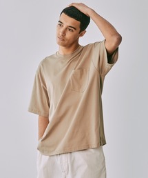 handvaerk | handvaerk | 60/2 クルーネックポケットTシャツ MEN(Tシャツ/カットソー)