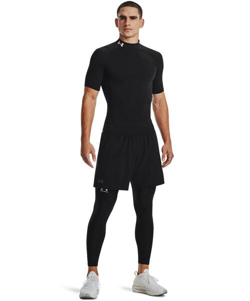 UNDER ARMOUR(アンダーアーマー)の「UAヒートギアアーマー コンプレッション ショートスリーブ モックネック シャツ(トレーニング/メンズ)(Tシャツ/カットソー・メンズ・ブルー/レッド/ダークネイビー/ダークグレー/ブラック/ホワイト・XL/S/XXL/M/L/3XL)」の8枚目の写真