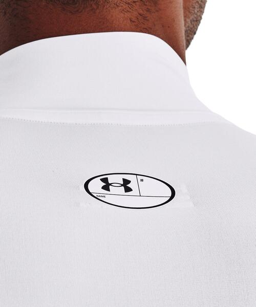 UNDER ARMOUR(アンダーアーマー)の「UAヒートギアアーマー コンプレッション ショートスリーブ モックネック シャツ(トレーニング/メンズ)(Tシャツ/カットソー・メンズ・ブルー/レッド/ダークネイビー/ダークグレー/ブラック/ホワイト・XL/S/XXL/M/L/3XL)」の13枚目の写真