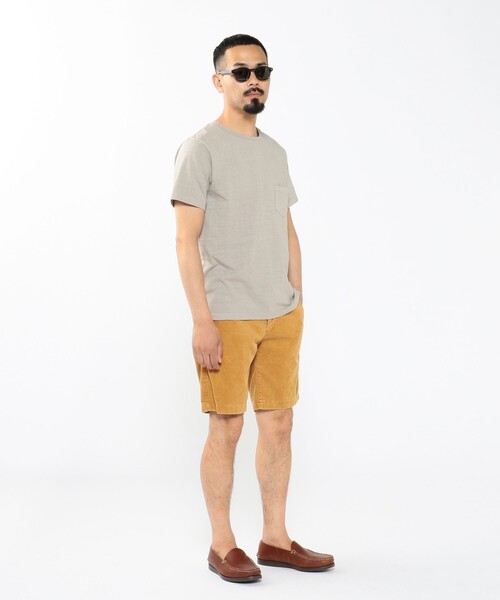 REMI RELIEF(レミレリーフ)の「REMI RELIEF × BEAMS PLUS / 別注 Pocket T-shirt(Tシャツ/カットソー・メンズ・ホワイト/ブラック/ネイビー/ブルー/オリーブ/ベージュ・MEDIUM/SMALL/LARGE/X-LARGE)」の17枚目の写真