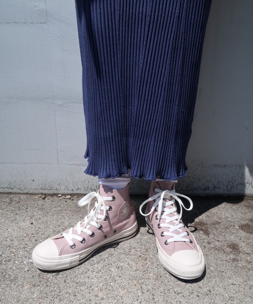 CONVERSE（コンバース）の「converse コンバース AS WK-COTTON HI オールスター WKコットン HI 31307282 ABC-MART限定 *WOOD ROSE（スニーカー・レディース・ピンク・4/5/6h/4h/5h/3h）」の2枚目の写真