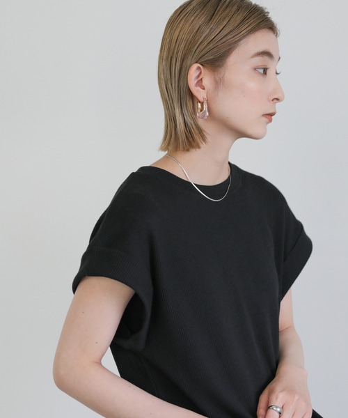 select MOCA（セレクトモカ）の「2022 SS スクエアフープクリアピアス（ピアス（両耳用）・レディース・シルバー/ゴールド・FREE）」の4枚目の写真