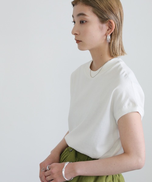 select MOCA（セレクトモカ）の「2022 SS スクエアフープクリアピアス（ピアス（両耳用）・レディース・シルバー/ゴールド・FREE）」の7枚目の写真