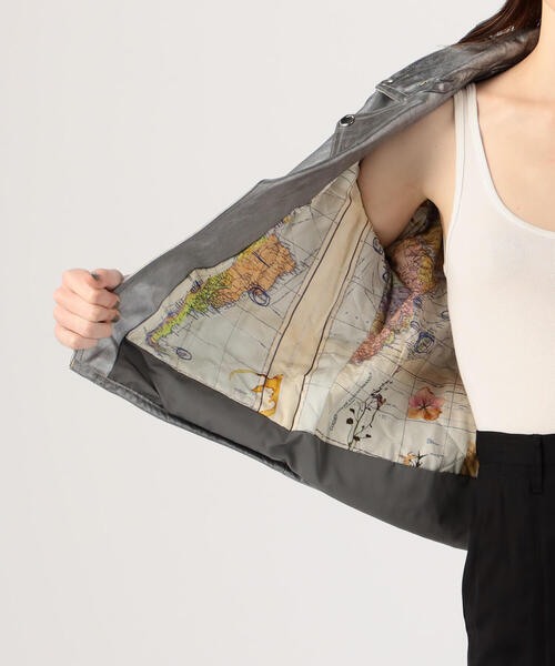 TOMORROWLAND （トゥモローランド）の「GOLDEN GOOSE DELUXE BRAND ライダースジャケット（ライダースジャケット・レディース・シルバー系その他・XS/XXS）」の8枚目の写真