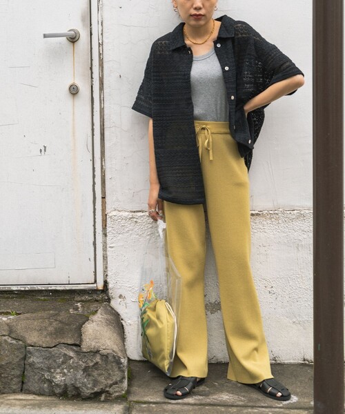 ラッセルレースシャツ Bshop（ビショップ）の「INDIA INDUSTRY | ラッセルレースシャツ