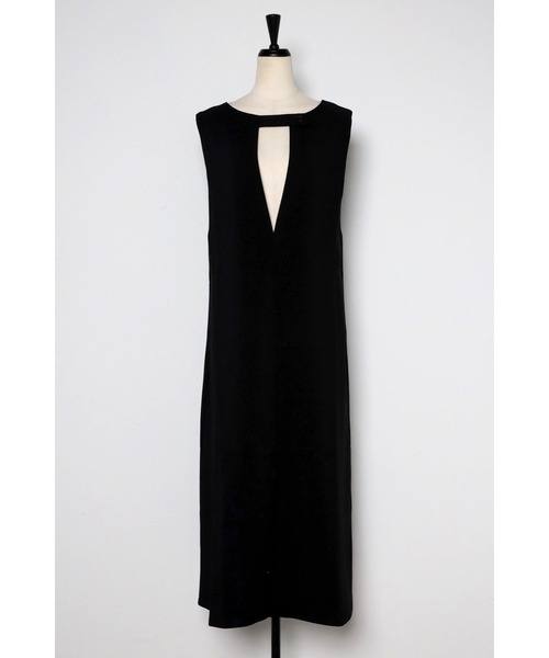 Bonjour Sagan（ボンジュールサガン）の「Vネックボタンジャンパースカート（ジャンパースカート・レディース・ブラック/ライトベージュ・FREE）」の20枚目の写真