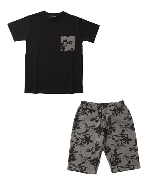 GLAZOS（グラソス）の「総柄ルームウェア（ルームウェア/パジャマ・キッズ・カーキ/チャコールグレー/グレー・160cm/130cm/150cm/140cm/170cm）」の7枚目の写真