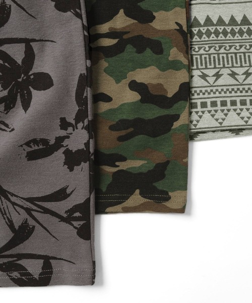 GLAZOS（グラソス）の「総柄ルームウェア（ルームウェア/パジャマ・キッズ・カーキ/チャコールグレー/グレー・160cm/130cm/150cm/140cm/170cm）」の14枚目の写真