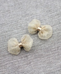 Rora（ローラ）の「マリポサ リボン ヘアクリップ (2個セット)（バレッタ/ヘアクリップ）」