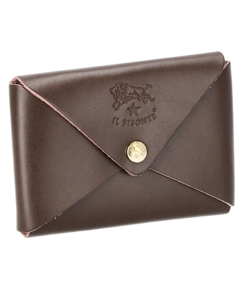 IL BISONTE(イルビゾンテ)の「IL BISONTE LEATHER card case イル ビゾンテ レザー 名刺入れ(名刺入れ・レディース・ブラウン/グリーン/グレー/ダークブラウン/ナチュラル/オレンジ/ダークブルー/ブラック/キャメル・FREE)」の3枚目の写真