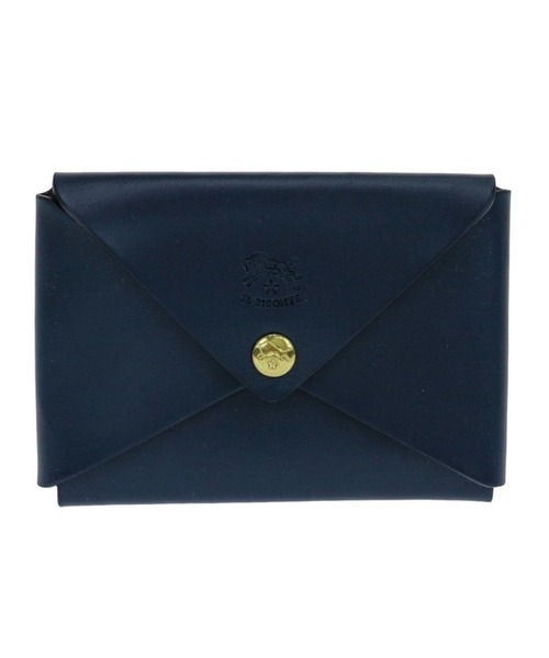 IL BISONTE(イルビゾンテ)の「IL BISONTE LEATHER card case イル ビゾンテ レザー 名刺入れ(名刺入れ・レディース・ブラウン/グリーン/グレー/ダークブラウン/ナチュラル/オレンジ/ダークブルー/ブラック/キャメル・FREE)」の7枚目の写真