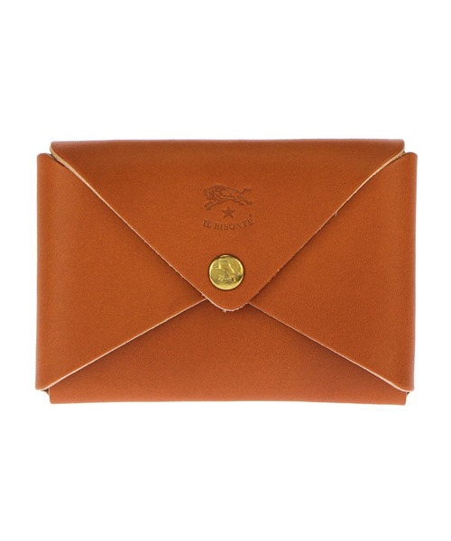 IL BISONTE(イルビゾンテ)の「IL BISONTE LEATHER card case イル ビゾンテ レザー 名刺入れ(名刺入れ・レディース・ブラウン/グリーン/グレー/ダークブラウン/ナチュラル/オレンジ/ダークブルー/ブラック/キャメル・FREE)」の8枚目の写真