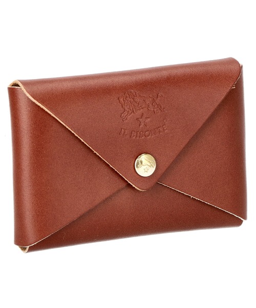 IL BISONTE(イルビゾンテ)の「IL BISONTE LEATHER card case イル ビゾンテ レザー 名刺入れ(名刺入れ・レディース・ブラウン/グリーン/グレー/ダークブラウン/ナチュラル/オレンジ/ダークブルー/ブラック/キャメル・FREE)」の4枚目の写真