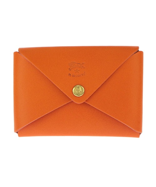 IL BISONTE(イルビゾンテ)の「IL BISONTE LEATHER card case イル ビゾンテ レザー 名刺入れ(名刺入れ・レディース・ブラウン/グリーン/グレー/ダークブラウン/ナチュラル/オレンジ/ダークブルー/ブラック/キャメル・FREE)」の9枚目の写真