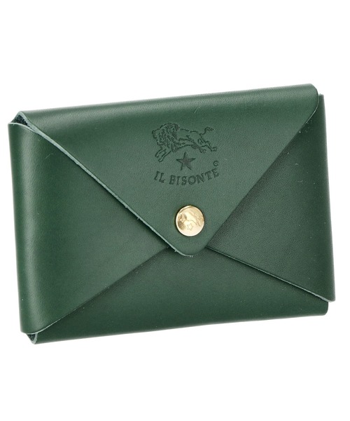 IL BISONTE(イルビゾンテ)の「IL BISONTE LEATHER card case イル ビゾンテ レザー 名刺入れ(名刺入れ・レディース・ブラウン/グリーン/グレー/ダークブラウン/ナチュラル/オレンジ/ダークブルー/ブラック/キャメル・FREE)」の6枚目の写真