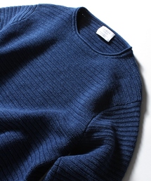 EDIFICE | ◇INDIGO / インディゴ : リップル ボートネックニット(ニット/セーター)