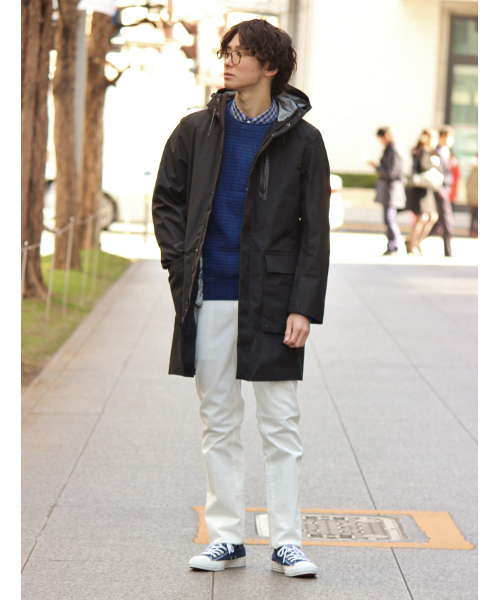 EDIFICE（エディフィス）の「◇INDIGO / インディゴ : リップル ボートネックニット（ニット/セーター・メンズ・ブルー/ネイビー・48/46/44）」の20枚目の写真