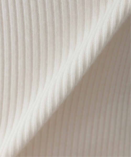 Spick & Span（スピックアンドスパン）の「テレコ アメスリタンク（タンクトップ・レディース・ホワイト/ブラウン・FREE）」の6枚目の写真