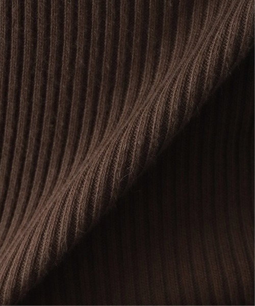 Spick & Span（スピックアンドスパン）の「テレコ アメスリタンク（タンクトップ・レディース・ホワイト/ブラウン・FREE）」の14枚目の写真