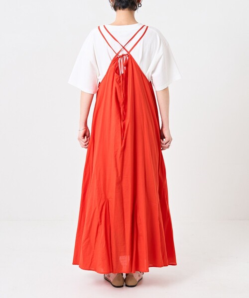 FREAK'S STORE(フリークスストア)の「インドキャミソールマキシワンピース(ワンピース・レディース・ブラック/オレンジ/グリーン・フリ-)」の22枚目の写真