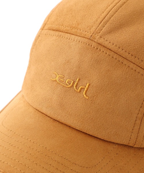 X-girl(エックスガール)の「FAUX SUEDE JET CAP/フェイクスエード ロゴ刺繍 ジェットキャップ(キャップ・レディース・ブラック/ベージュ/グリーン・ONE SIZE)」の12枚目の写真
