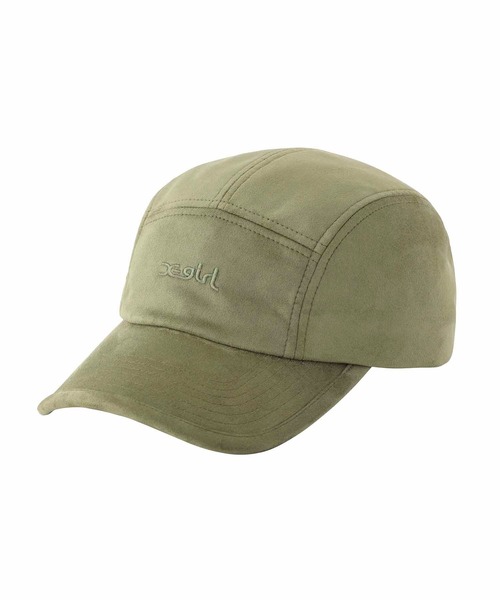 X-girl(エックスガール)の「FAUX SUEDE JET CAP/フェイクスエード ロゴ刺繍 ジェットキャップ(キャップ・レディース・ブラック/ベージュ/グリーン・ONE SIZE)」の20枚目の写真