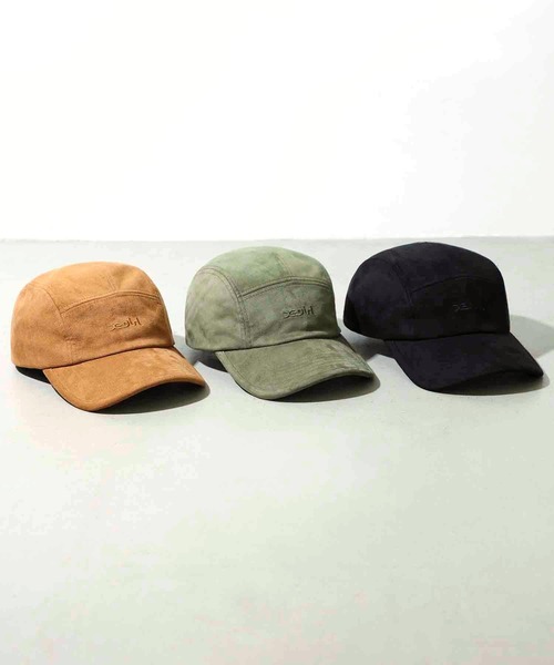 X-girl(エックスガール)の「FAUX SUEDE JET CAP/フェイクスエード ロゴ刺繍 ジェットキャップ(キャップ・レディース・ブラック/ベージュ/グリーン・ONE SIZE)」の22枚目の写真