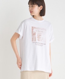 綿ベア天半袖プリントTシャツ