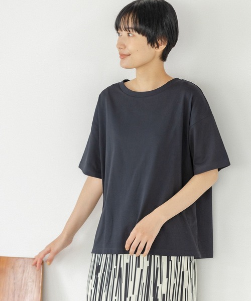 LEPSIM（レプシィム）の「マルチキノウTシャツ2　281385（Tシャツ/カットソー・レディース・ブラック/ベージュ/オフホワイト/ホワイト系その他・SMALL/MEDIUM/LARGE）」の3枚目の写真