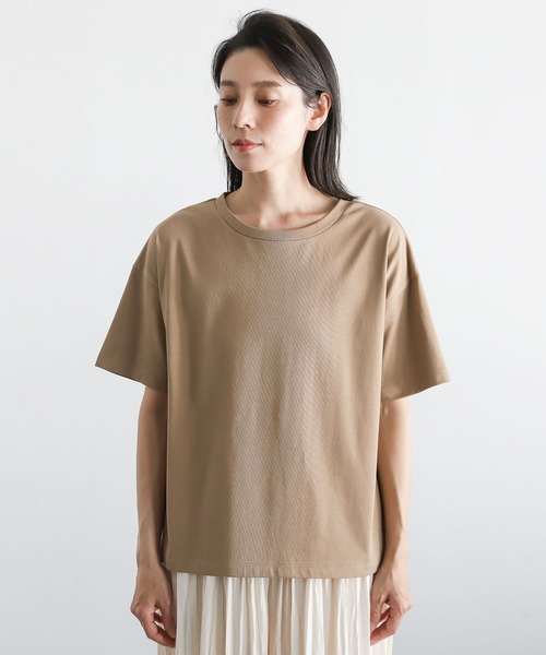 LEPSIM（レプシィム）の「マルチキノウTシャツ2　281385（Tシャツ/カットソー・レディース・ブラック/ベージュ/オフホワイト/ホワイト系その他・SMALL/MEDIUM/LARGE）」の15枚目の写真