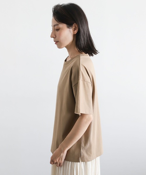 LEPSIM（レプシィム）の「マルチキノウTシャツ2　281385（Tシャツ/カットソー・レディース・ブラック/ベージュ/オフホワイト/ホワイト系その他・SMALL/MEDIUM/LARGE）」の16枚目の写真