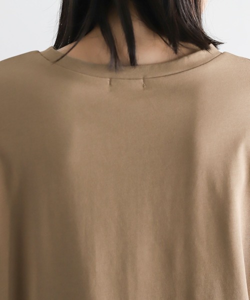 LEPSIM（レプシィム）の「マルチキノウTシャツ2　281385（Tシャツ/カットソー・レディース・ブラック/ベージュ/オフホワイト/ホワイト系その他・SMALL/MEDIUM/LARGE）」の21枚目の写真