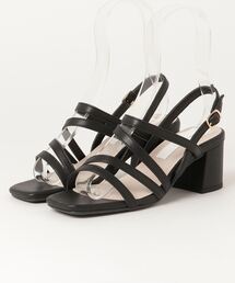 NUOVO | NUOVO ヌオーヴォ CODE STRAP SND 5 コード ストラップ サンダル 5 NE60163 BLACK(サンダル)