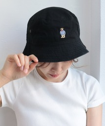 fredy repit | ストライプシャツベア バケットハット【ユニセックス】(ハット)