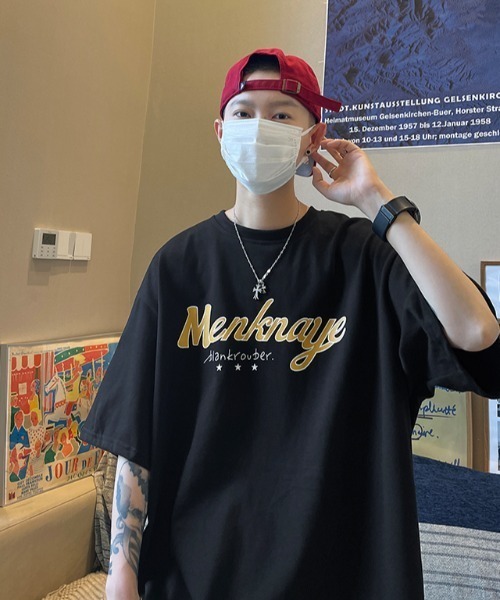 MGV(エムジーヴィー)の「オーバーサイズマウンテンTシャツ(Tシャツ/カットソー・メンズ・ホワイト/ブラック・LARGE/MEDIUM/X-LARGE)」の9枚目の写真