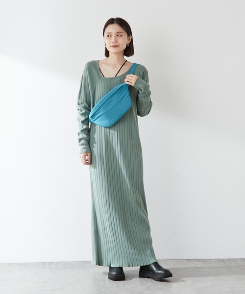 earthy（アーシー）の「【earthy_】アステックステレコマキシワンピース（ワンピース・レディース・ブラック/ベージュ/グリーン・S/M）」の21枚目の写真