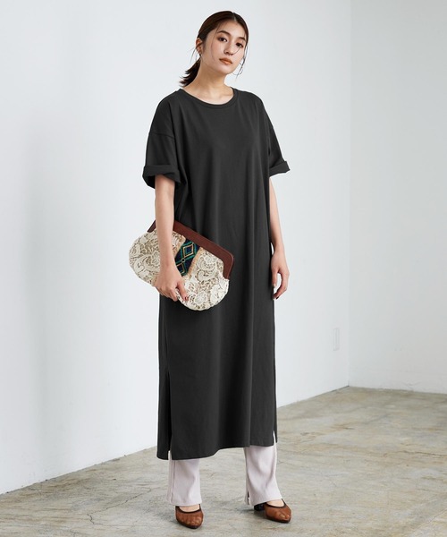 ゆるっとTシャツワンピース[E3117]