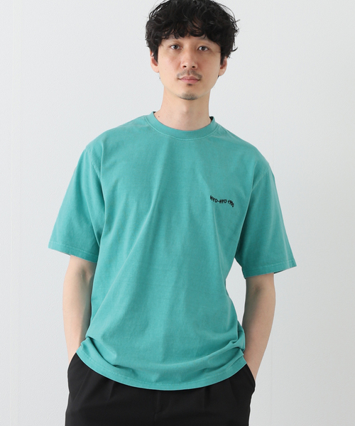 B.C STOCK(ベーセーストック)の「HYO-HYO 1STROKE TIGER-Tシャツ(Tシャツ/カットソー・メンズ・ホワイト/グリーン・LARGE/MEDIUM)」の4枚目の写真