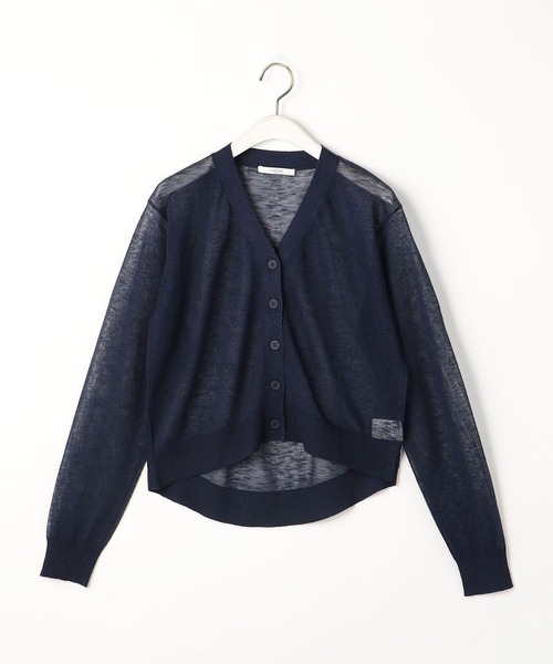 Grand PARK(グランドパーク)の「シアーカーディガン(カーディガン/ボレロ・レディース・ベージュ/ネイビー/カーキ/ボルドー・FREE)」の4枚目の写真