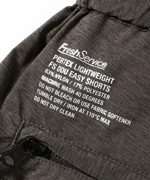 FreshService（フレッシュサービス）の「FreshService × BEAMS / 別注 PERTEX(R) ODU Easy Shors（その他パンツ・メンズ・ブラック/ネイビー・ONE SIZE）」の6枚目の写真