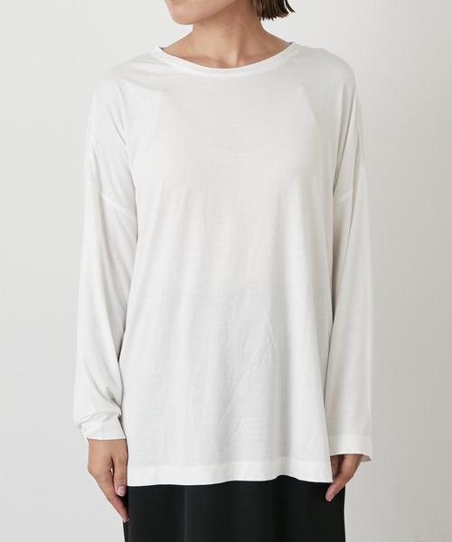 Omekashi(オメカシ)の「シアードルマンロングプルオーバー(Tシャツ/カットソー・レディース・ブラック/オフホワイト/ピンク・FREE)」の16枚目の写真