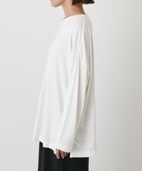 Omekashi(オメカシ)の「シアードルマンロングプルオーバー(Tシャツ/カットソー・レディース・ブラック/オフホワイト/ピンク・FREE)」の12枚目の写真