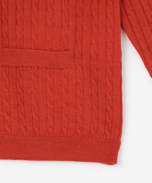 J.PRESS（ジェイプレス）の「【洗える】KNIT BASIC ミドル カーディガン（カーディガン/ボレロ・レディース・ライトグレー系/ベージュ系/ネイビー系/パープル系/オレンジ系・MEDIUM/LARGE）」の20枚目の写真