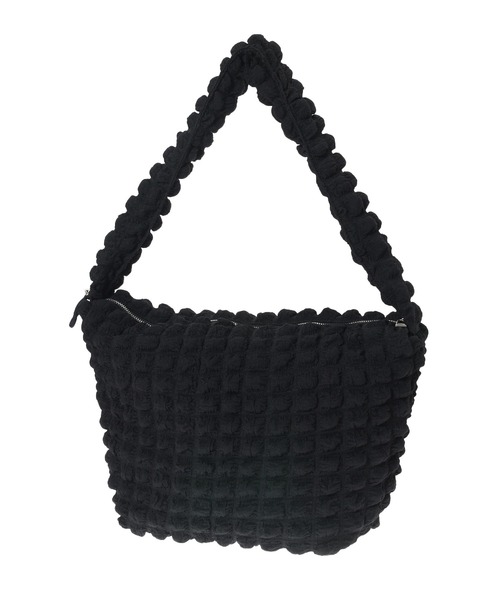 Edit Sheen（エディットシーン）の「2wayシャーリングキルティングバッグ（ショルダーバッグ・レディース・ホワイト/ブラック・FREE）」の10枚目の写真