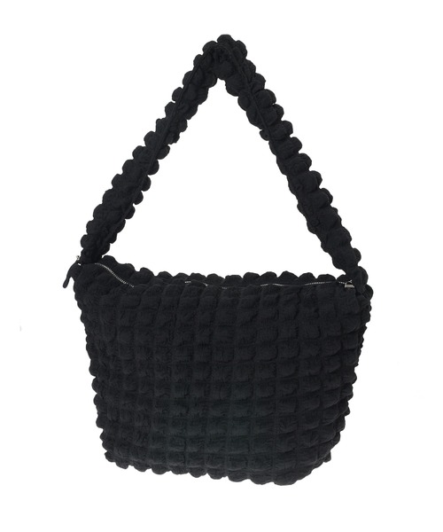 Edit Sheen（エディットシーン）の「2wayシャーリングキルティングバッグ（ショルダーバッグ・レディース・ホワイト/ブラック・FREE）」の17枚目の写真